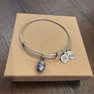 Alex and Ani Cupcake Charm Expandable Bracelet